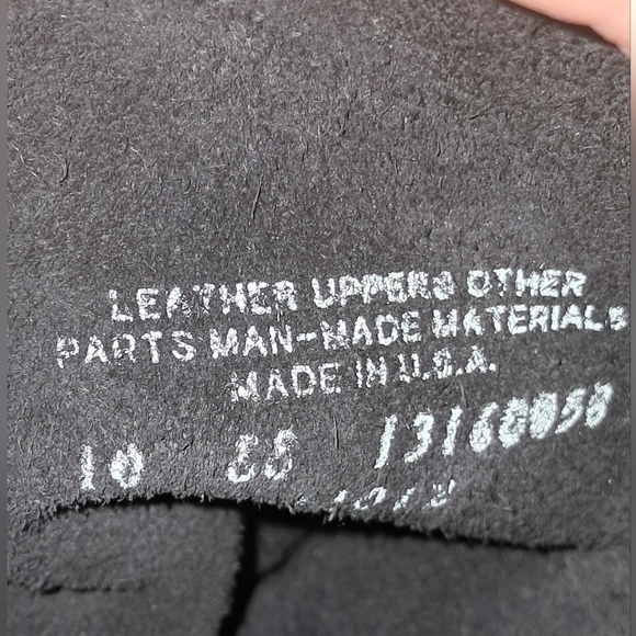 Black Leather Men's Moto Boots Size 10 Pre-owned - Picture 9 of 9